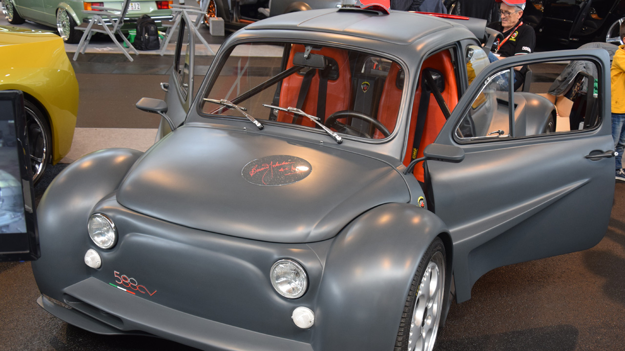 2. Platz beim ETS 2015 - Der Fiat 500 V12 des Italiener Gianfranco Dini