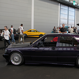 Mandy Mller aus Tuningen mit ihrem neu lackierten Mercedes-Benz W201 mit Lensos BSX Felgen - fotos-impressionen 014