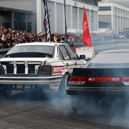 AvD Drift Championship in der EXPERIENCE AREA: Drift-Action, quietschende Reifen, Gummigeruch und Motoren im Begrenzer